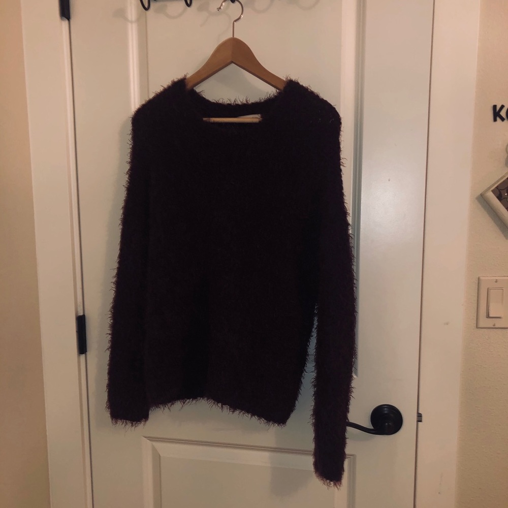 Fluffy LA Hearts Sweater